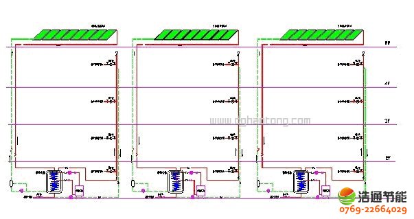 ���м��������Ѓ����o��ʽ̫��ܟ�ˮ����ϵ�y(t��ng)(�Љ�ˮ��)